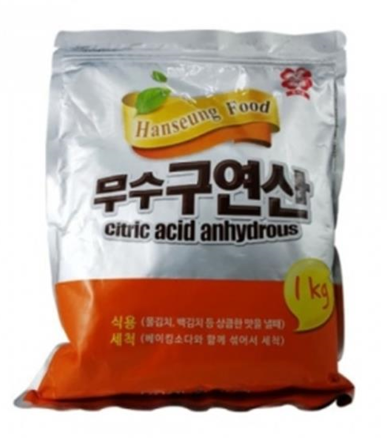 식용 구연산 ( 1kg ) 식품첨가용 / 교과서활용