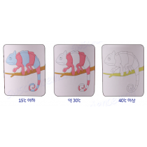 열변색 카멜레온 붙임딱지 ( 5매입 )