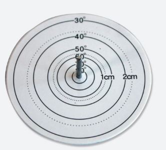 태양고도 측정기(지구본용) 2cm