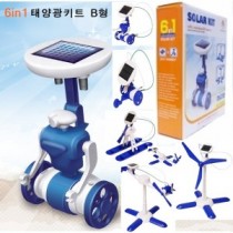 6in1 태양광키트 (B형) 6in1 솔라셀로봇만들기 솔라로봇