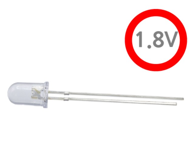 과일전지용 고휘도발광다이오드 LED 1.8V 적색 ( 10개입 )