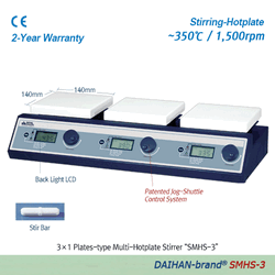 멀티 가열 자력 교반기 DAIHAN 350℃ systematic Multi-Hotplate Stirrer