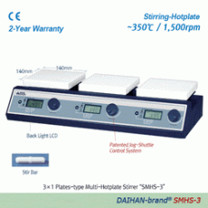 멀티 가열 자력 교반기 DAIHAN 350℃ systematic Multi-Hotplate Stirrer