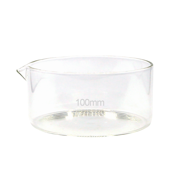 평바닥 내열유리 증발접시 (100mm)