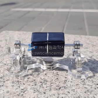 아크릴 자기부상 고속태양광 전동기(완성품) 탄소중립